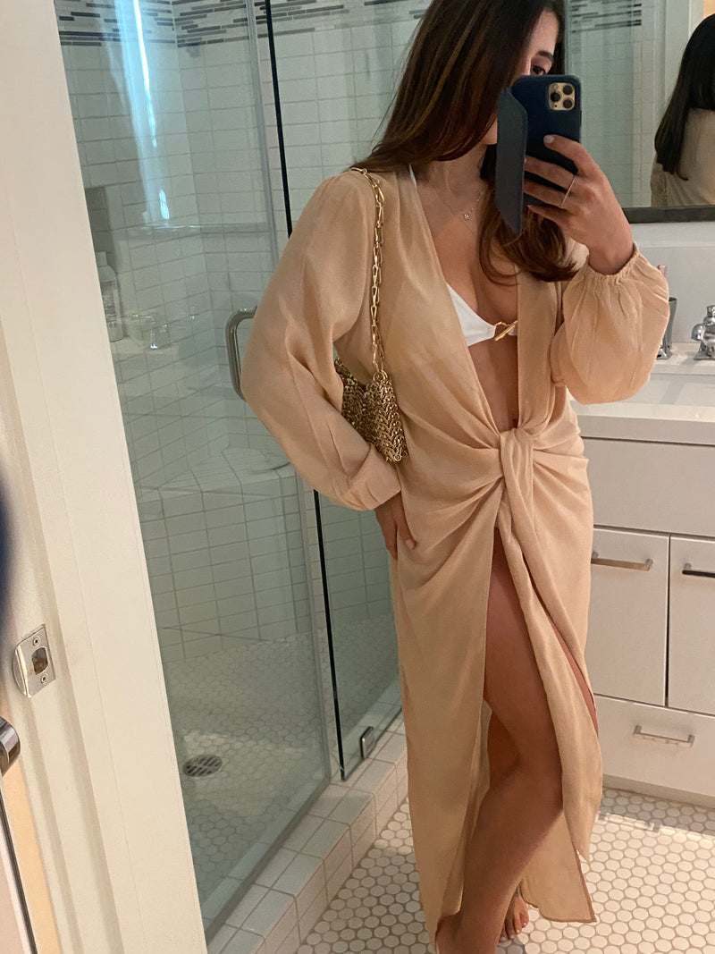 Liv Robe Dress | Beige