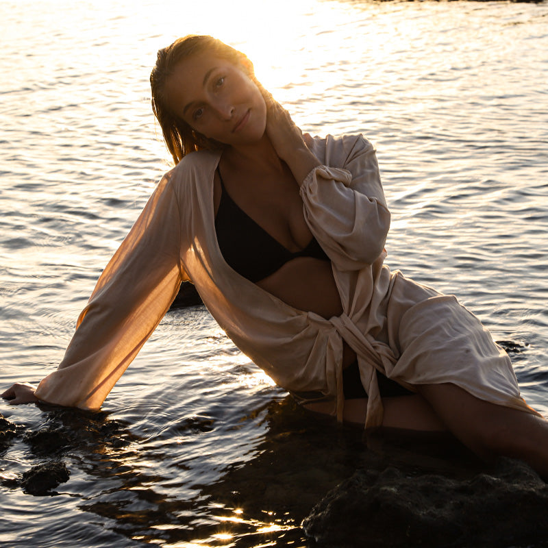 Liv Robe Dress | Beige