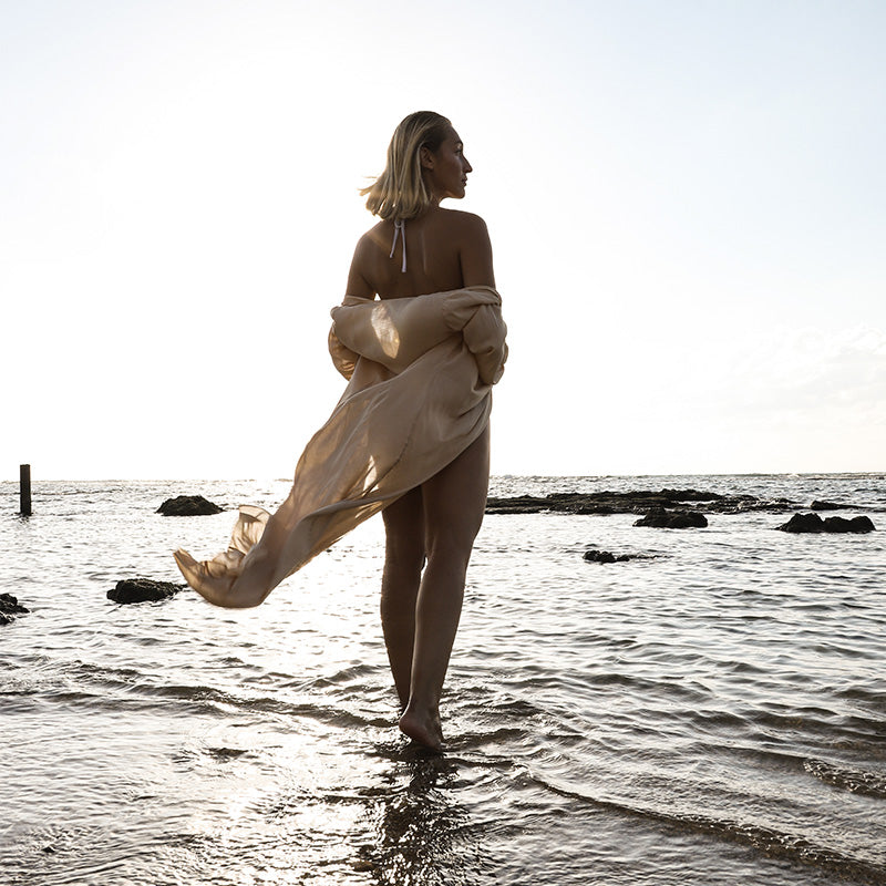 Liv Robe Dress | Beige
